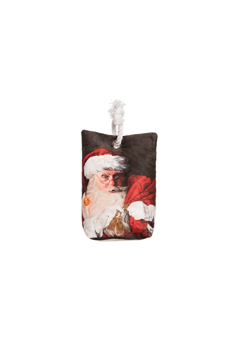 Santa Claus & Toys Light-Up LED Doorstop, Main, color, red