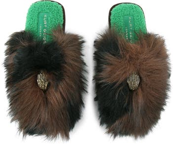 Kensington Faux Fur Scuff Slipper