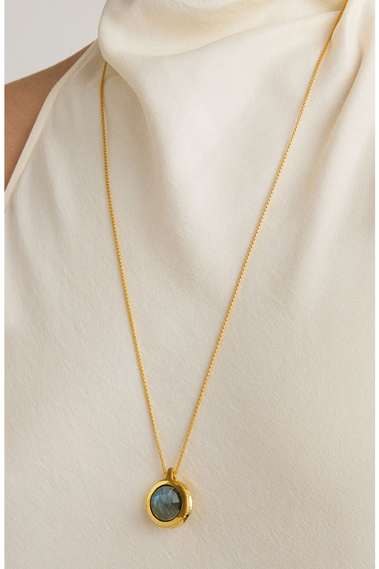 Ipanema Labradorite & Moonstone Pendant Necklace, Alternate, color, LABRADORITE/ MOONSTONE/ GOLD