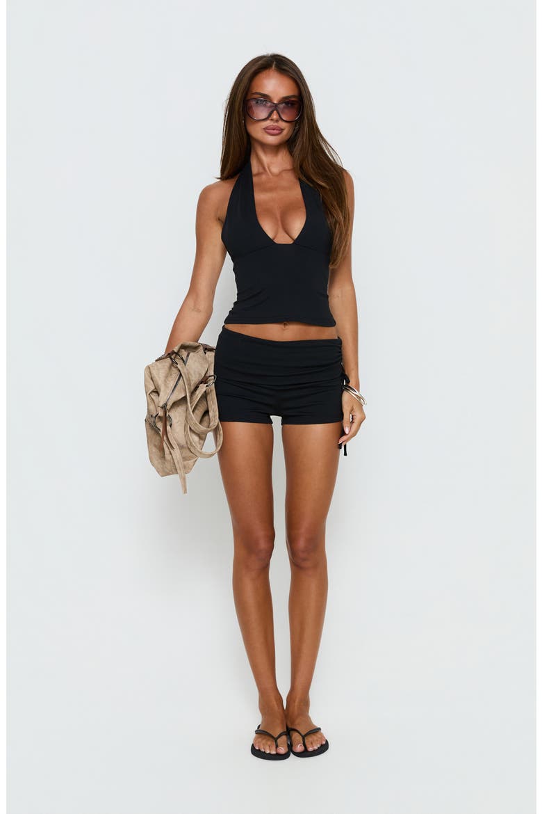 Daily Define Halter Tank Top, Alternate, color, BLACK