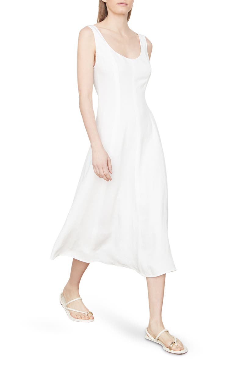 Vince Panelled Sleeveless Midi Dress, Alternate, color, 