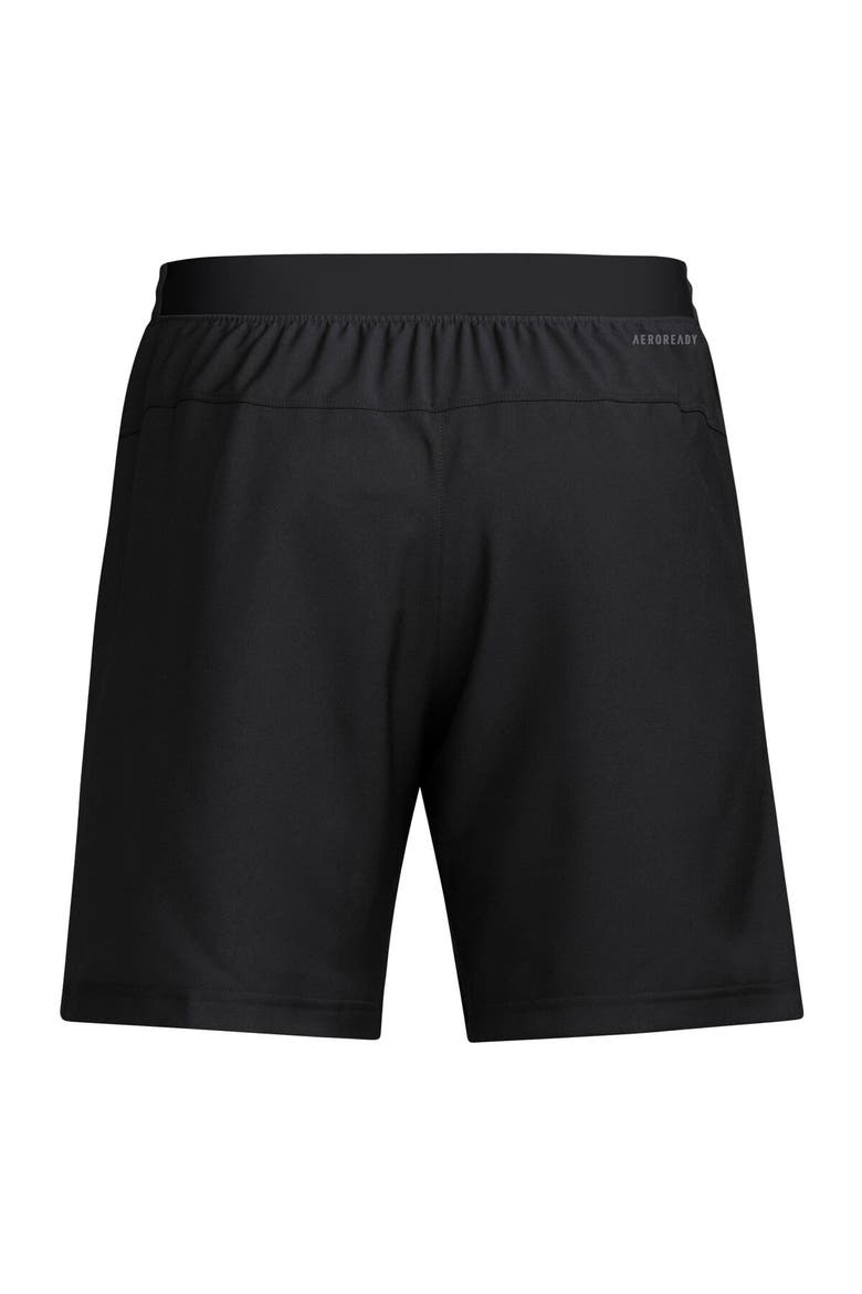 Men's adidas Black Nebraska Huskers Program Woven Training Shorts, Alternate, color, Black