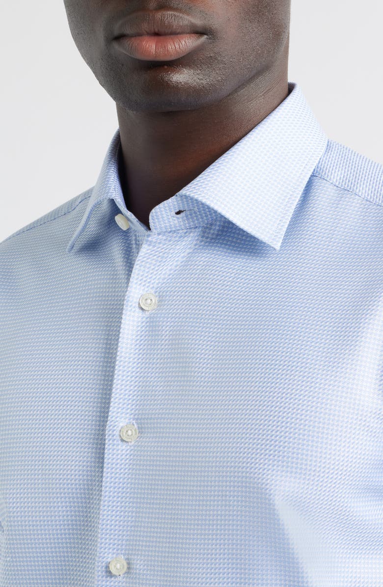 Jack Victor Wayne Cotton Dress Shirt, Alternate, color, Blue
