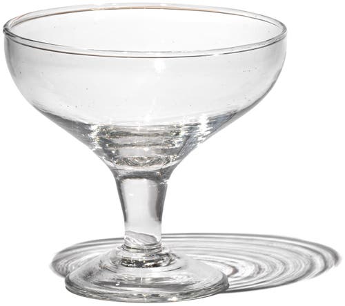 Puebco Blown Glass Round Dessert Cup In Clear