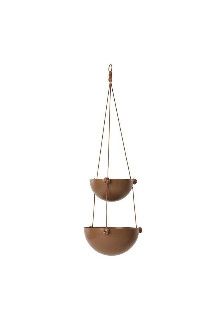 Pif Paf Puf Hanging Storage - 2 Bowls, Main, color, Nougat