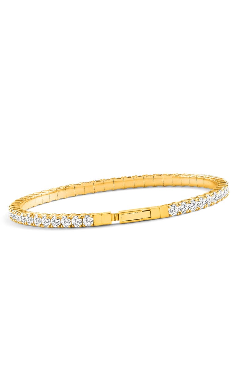 Bliss Diamond 4Ct Diamond Flexible Oval Bangle Women
s Bracelet 14k Gold Lab Grown, Alternate, color, 14K Yellow Gold