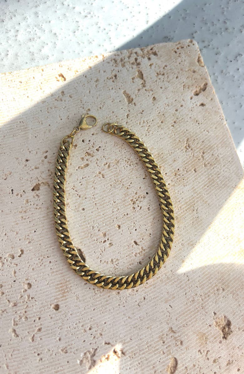 Adornia Men's Chunky Chain Bracelet, Alternate, color,