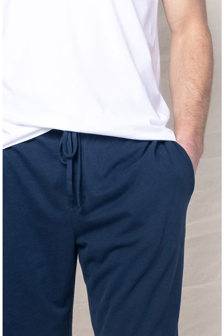 Pima Cotton Shorts, Alternate, color, NAVY