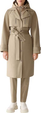 Mackage Siobhan Down Trench Coat with Removable Bib