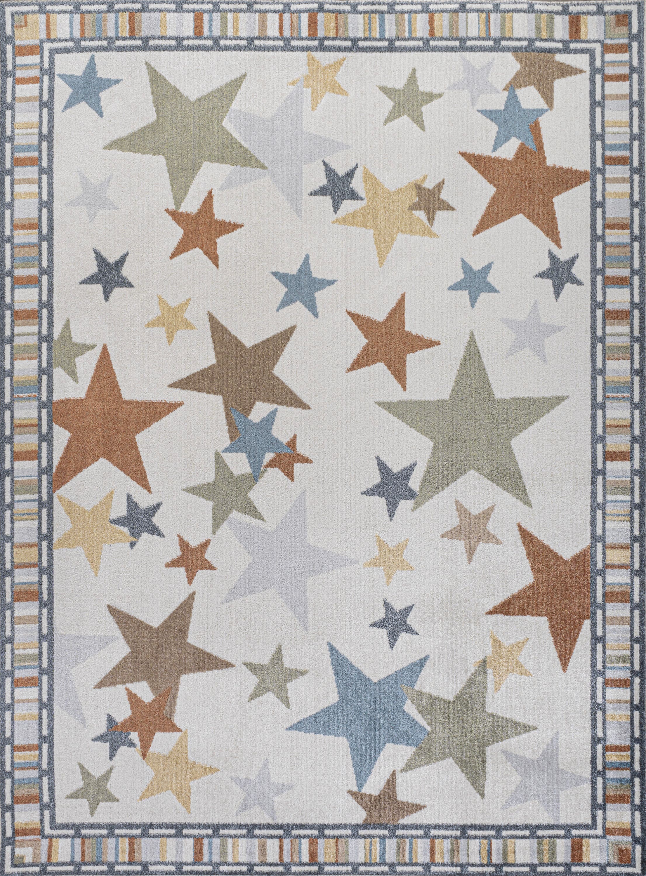 selected Ivory/Blue/Orange