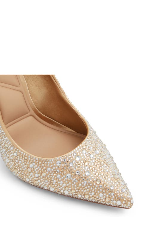 Shop Aldo Stessy 2.0 Pointed Toe Pump In Gold