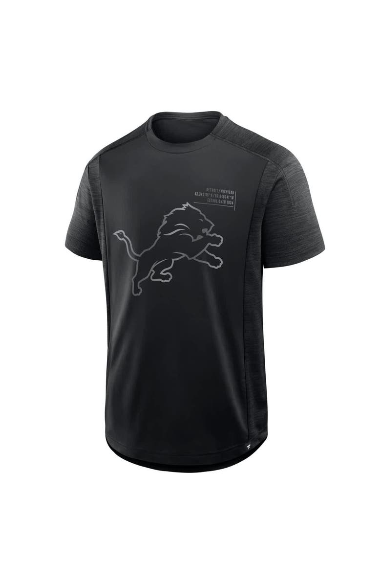 FANATICS Men's Fanatics Black Detroit Lions Deceptive Juke T-Shirt, Alternate, color, Black