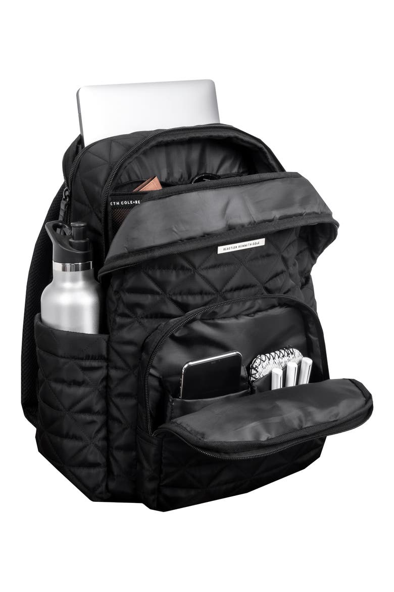 Diamond Tower Carry-On and Emma Laptop Backpack Bundle Set, Alternate, color, BLACK