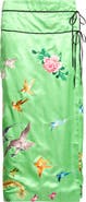 CONNER IVES Demi-Couture Reconstituted Embroidered Silk Wrap Skirt