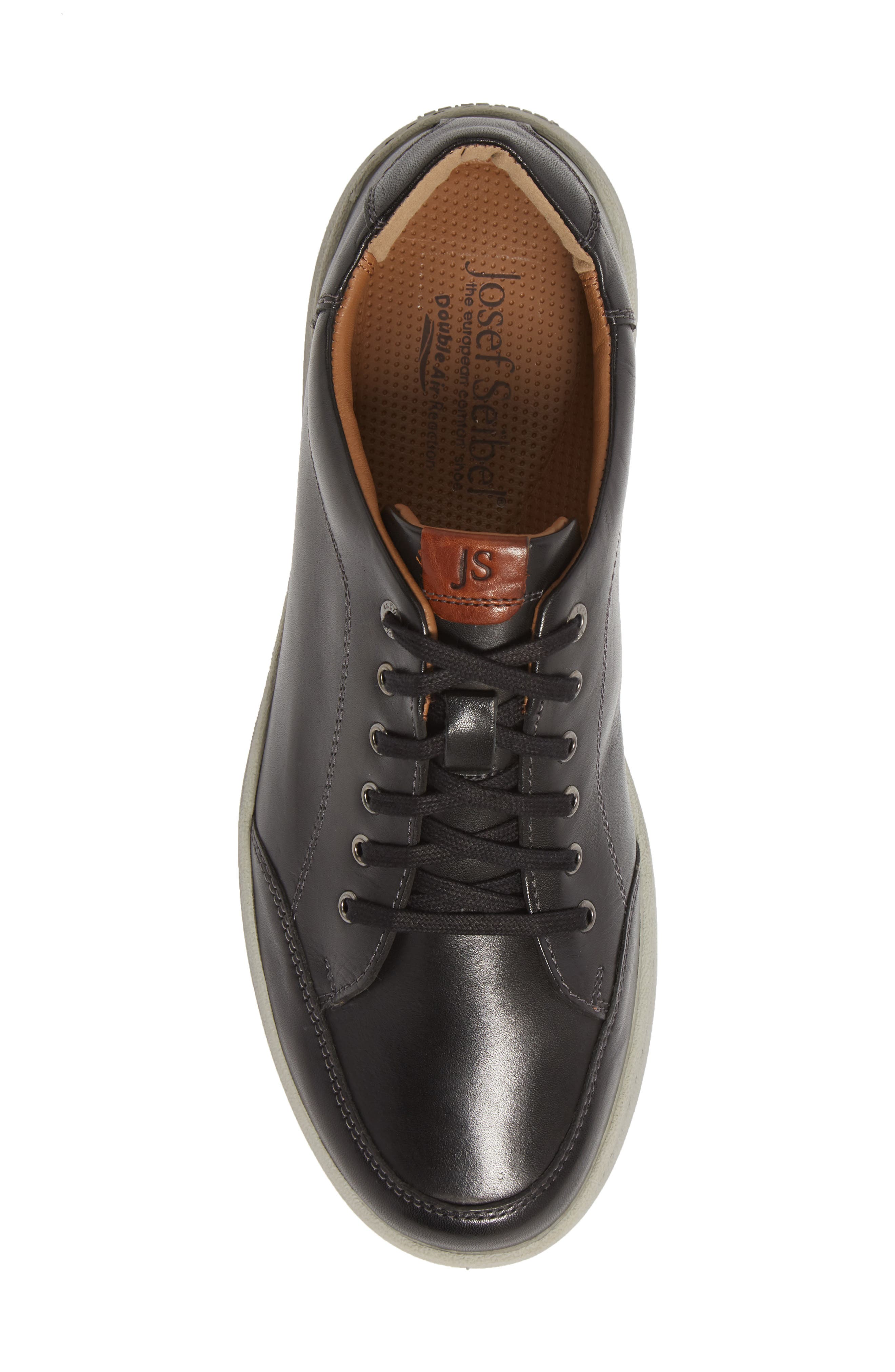 Josef Seibel David Sneaker, Alternate, color, Black