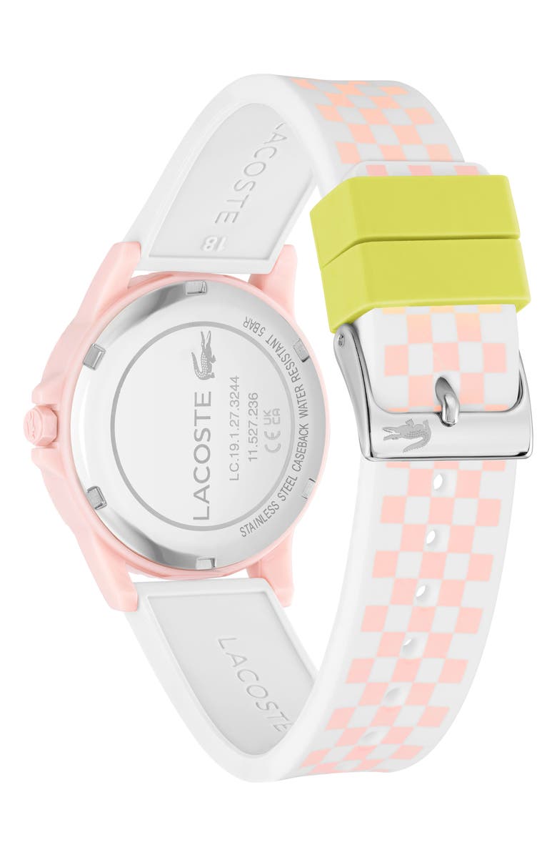 Lacoste Kids' Rider Silicone Strap Watch, 36mm, Alternate, color,
