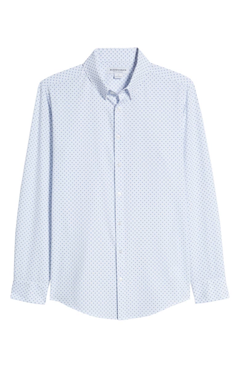 Mizzen+Main Leeward Trim Fit Button-Up Performance Shirt, Alternate, color, 