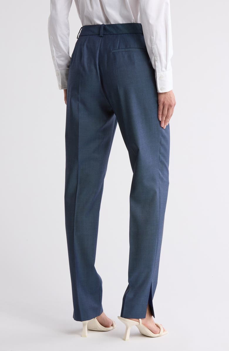 BOSS Tanuri Wool Straight Leg Pants, Alternate, color, Open Bu