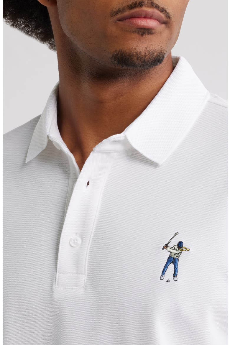 Core Cotton Blend Piqué Polo, Alternate, color, BRIGHT WHITE