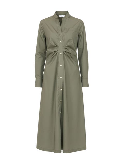 Genny  Long sleeve shirt dress