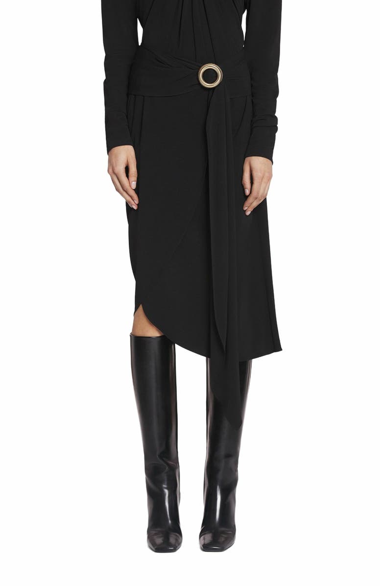 Lanvin MÉLODIE WRAP SKIRT, Alternate, color,