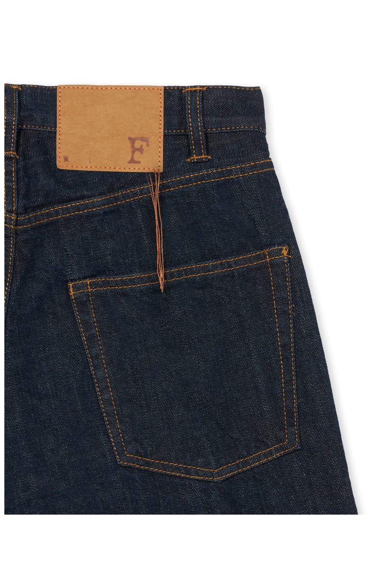 911 Superjohn Japanese Selvedge 5-Pocket High-Waist Denim Pants, Alternate, color, Indigo Rinse