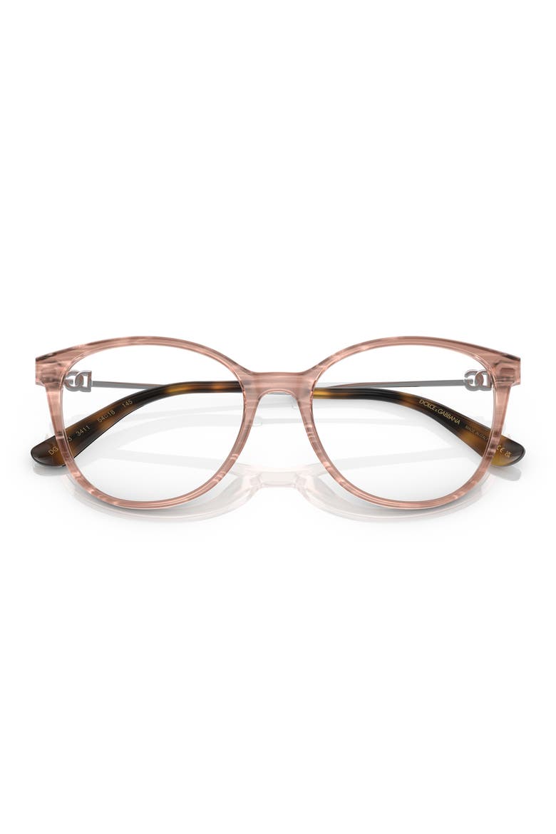 54mm Butterfly Optical Glasses, Alternate, color, CARAMEL
