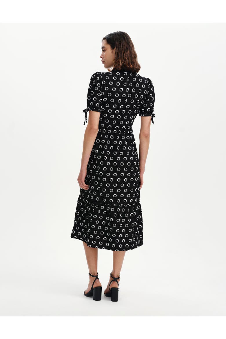 Estee Midi Shirt Dress, Alternate, color, Black Spot