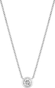 Bony Levy Diamond Bezel Pendant Necklace - 0.37 ctw.