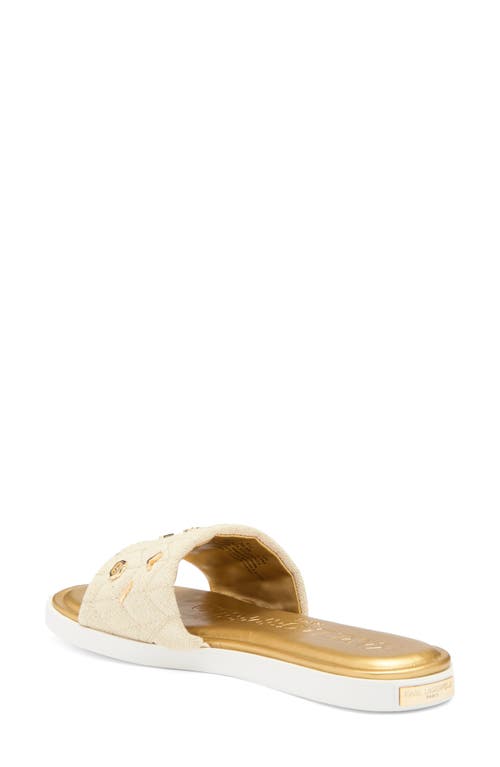 Karl Lagerfeld Paris Carenza Studded Slide Sandal