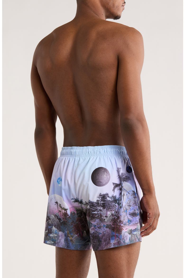 Sunchi Swim Trunks, Alternate, color, DARK PURPLE