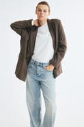 H&M Wide-leg Regular Waist Jeans
