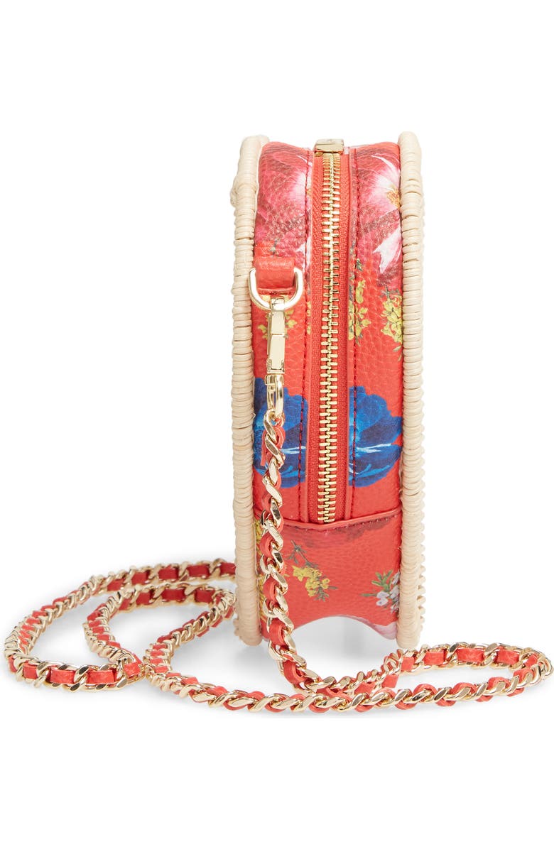 TED BAKER LONDON Heart Wicker Crossbody Bag, Alternate, color,