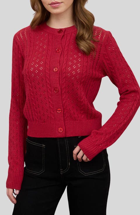 Pointelle Cardigan
