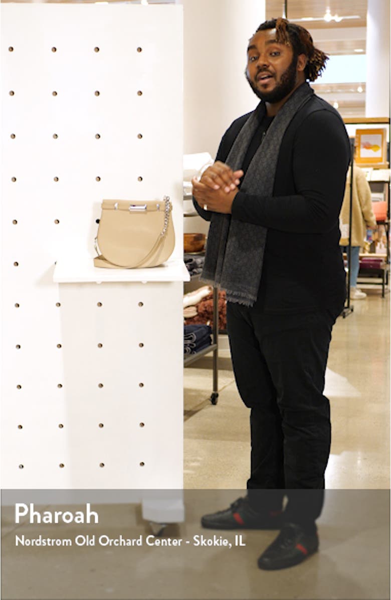 Nathalie Leather Shoulder Bag, sales video thumbnail