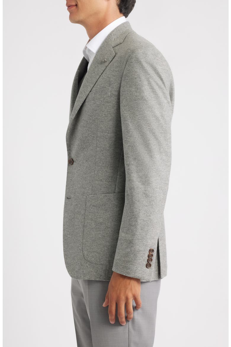 Darwin Heathered Grey COMFORTWEAR™ Knit Cashmere Sport Coat, Alternate, color, GREY