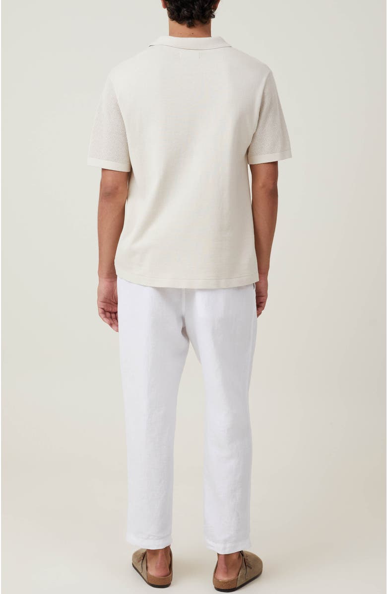 Cotton On Men's Linen Pant, Alternate, color, White