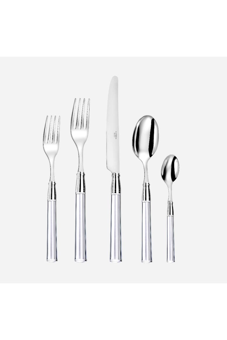 Doric - 5 Piece Place Setting, Main, color, Crystal