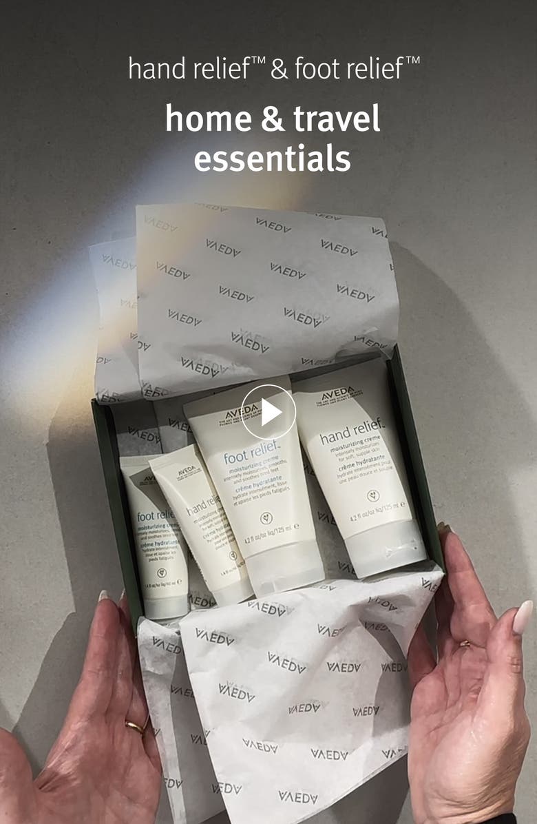 Aveda hand relief<sup>™</sup> & foot relief<sup>™</sup> essentials 4-piece gift set $76 Value, Alternate, color, 