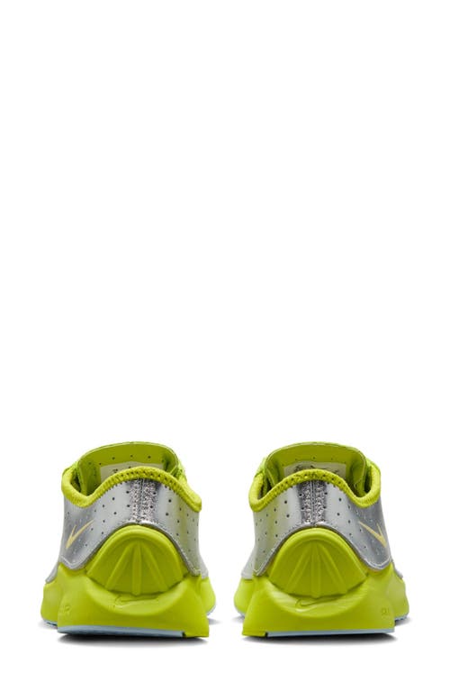 Nike Air Superfly Suede And Perforated Metallic Leather Sneakers In Green