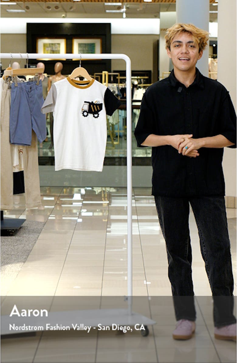 Kids' Digger Appliqué Pocket T-Shirt, sales video thumbnail