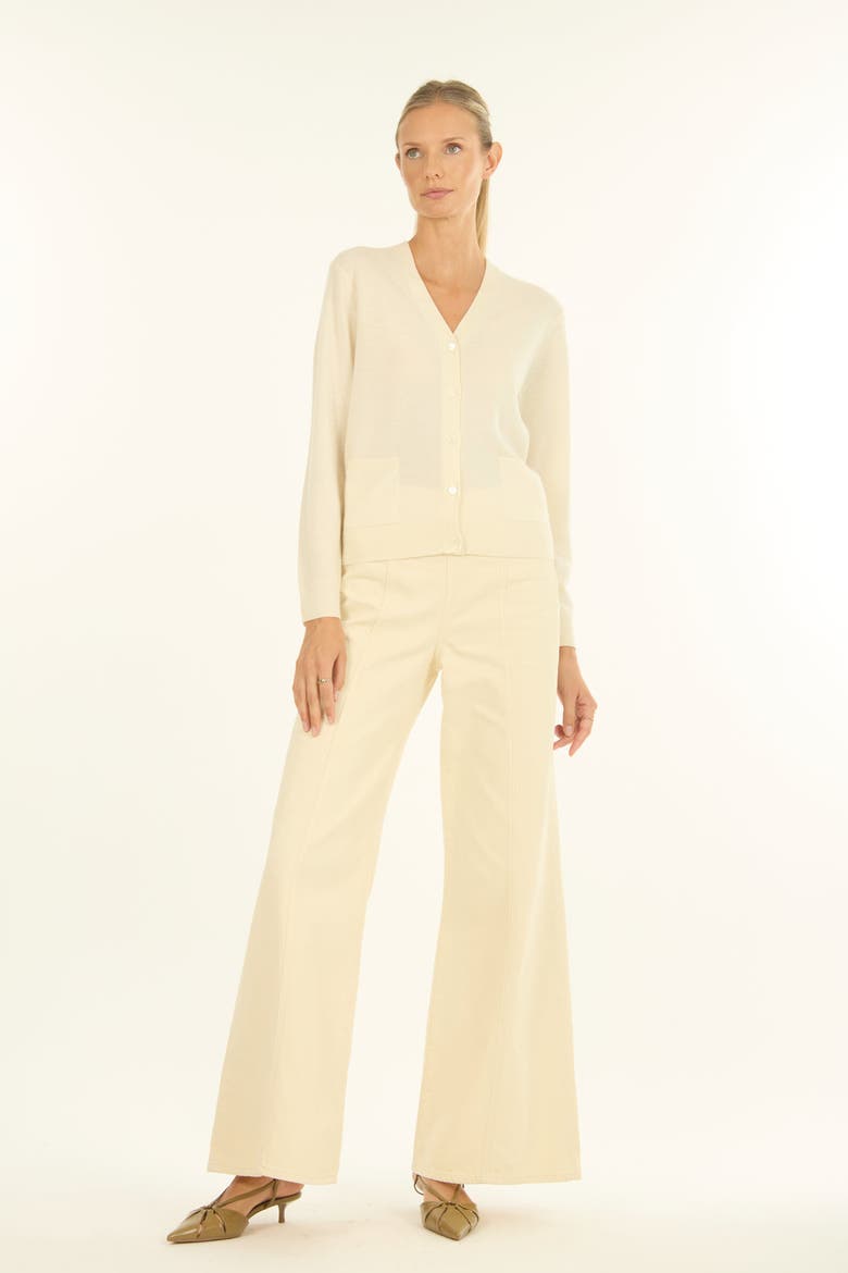 Jacqueline Cardigan, Alternate, color, Vintage Crème