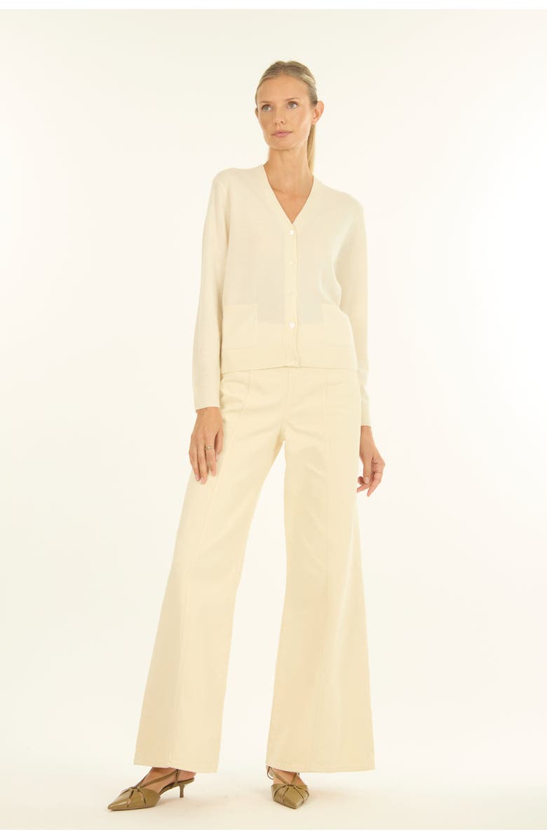 SECRET MISSION Jacqueline Cardigan, Alternate, color, Vintage Crème