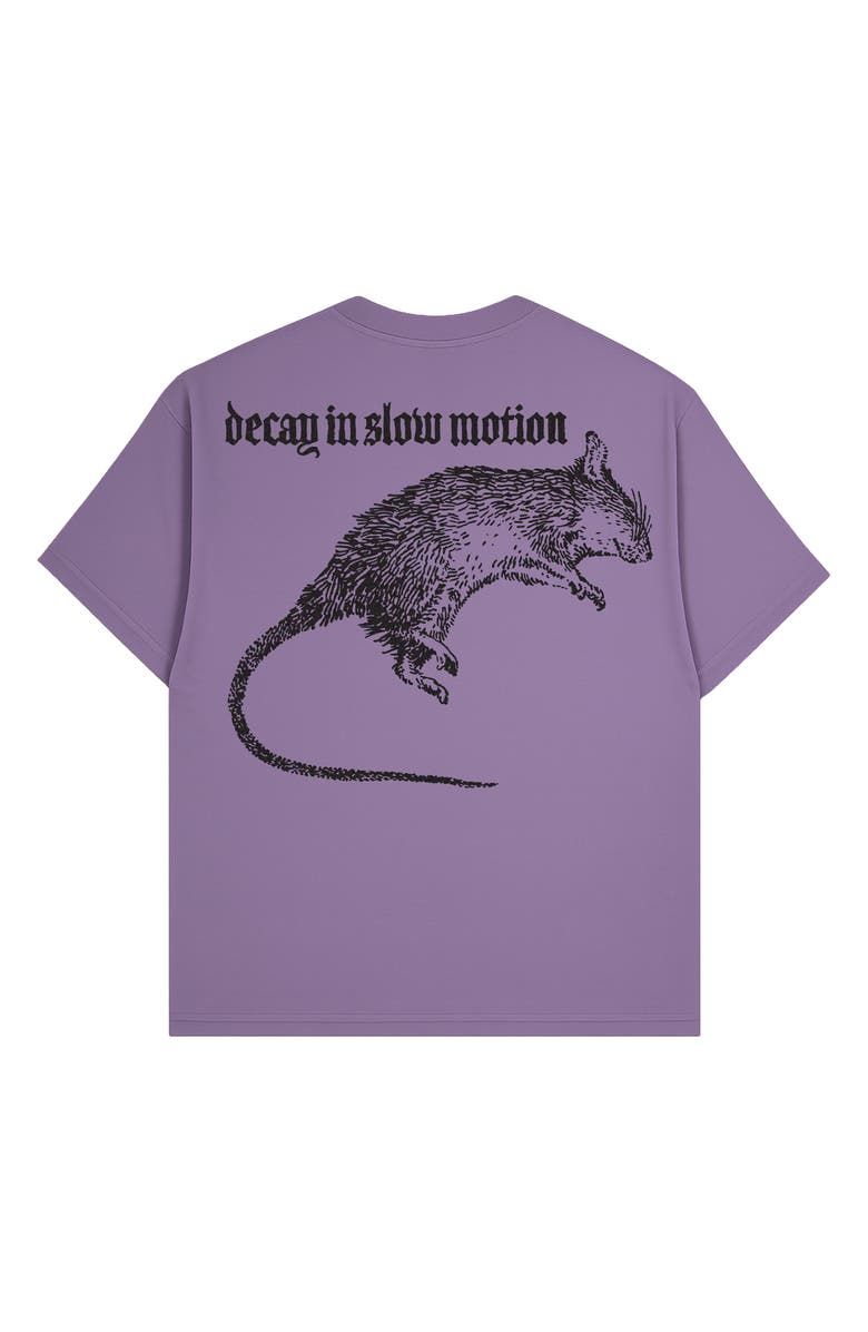 PLEASURES Soul Graphic T-Shirt, Alternate, color, Plum