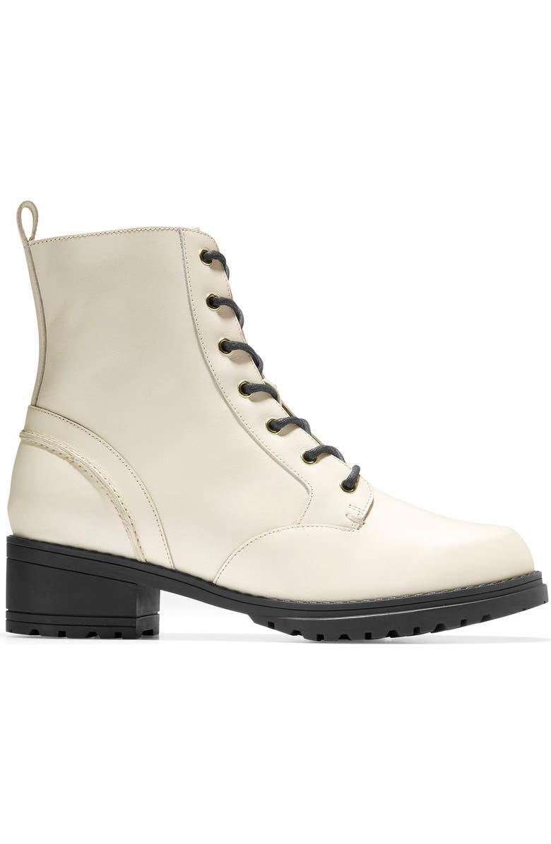 Cole Haan Camea Waterproof Leather Combat Boot, Alternate, color,