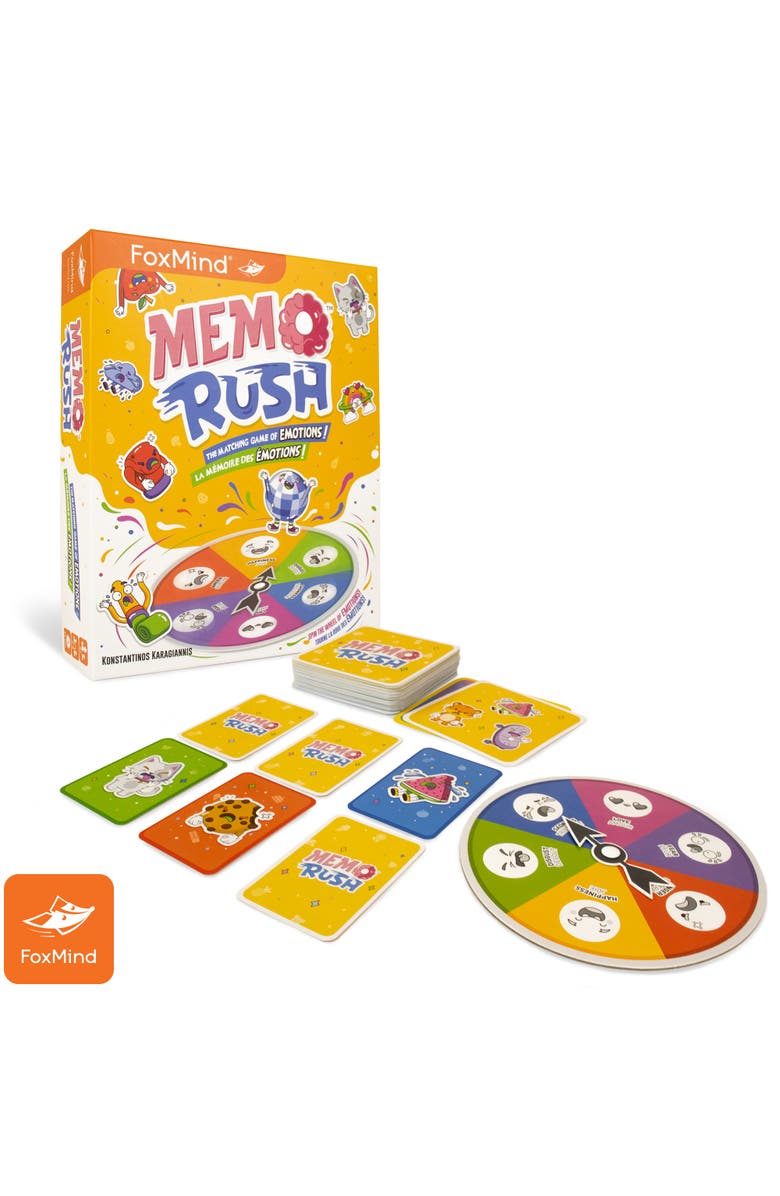 FoxMind Memo Rush Foxmind Games, The Matching Memory Game Of Emotions, Alternate, color, Multicolored