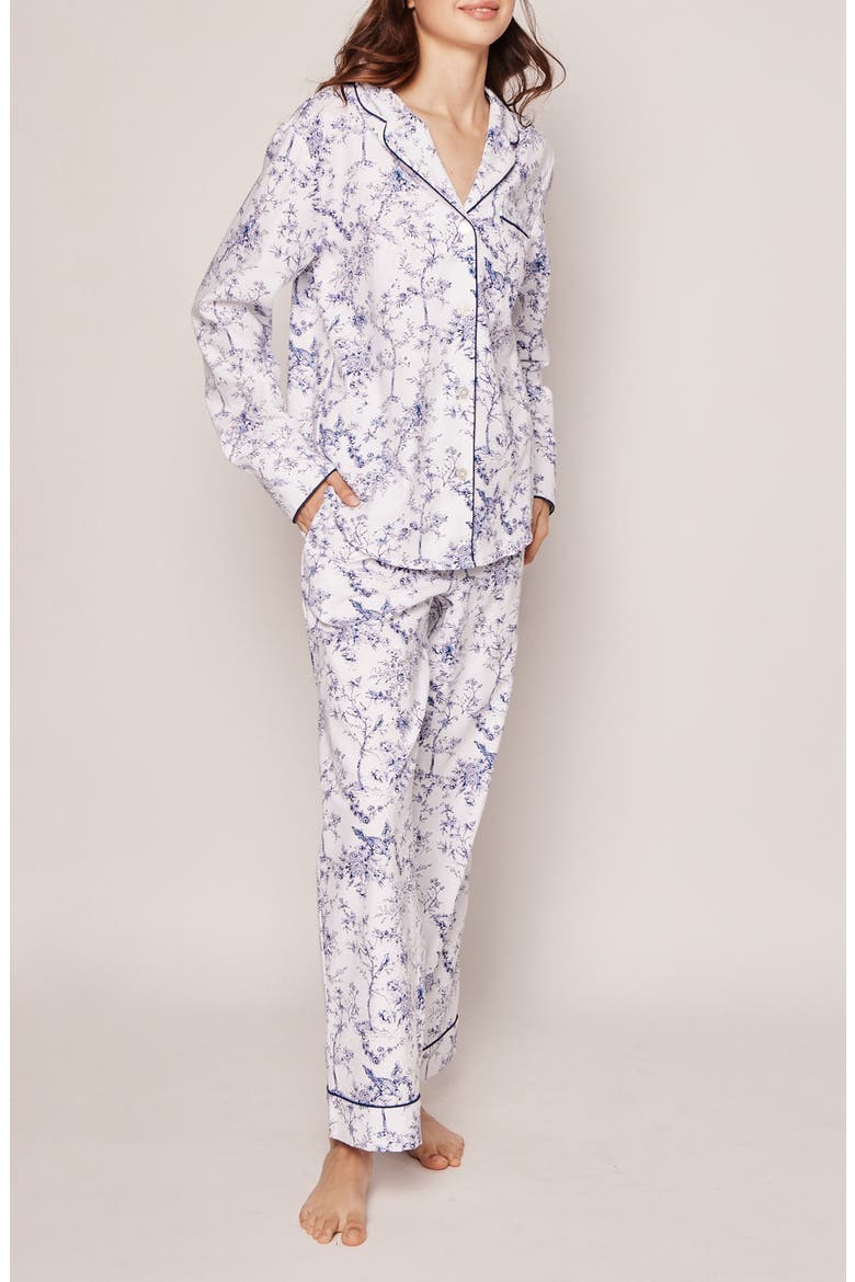 Timeless Toile Cotton Pajamas, Main, color, TIMELESS TOILE