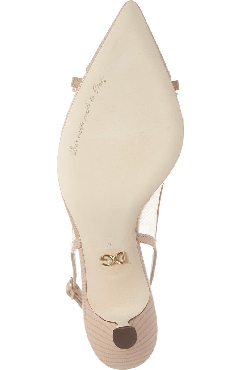 Dolce&Gabbana Retina Bow Slingback Pump, Alternate, color,