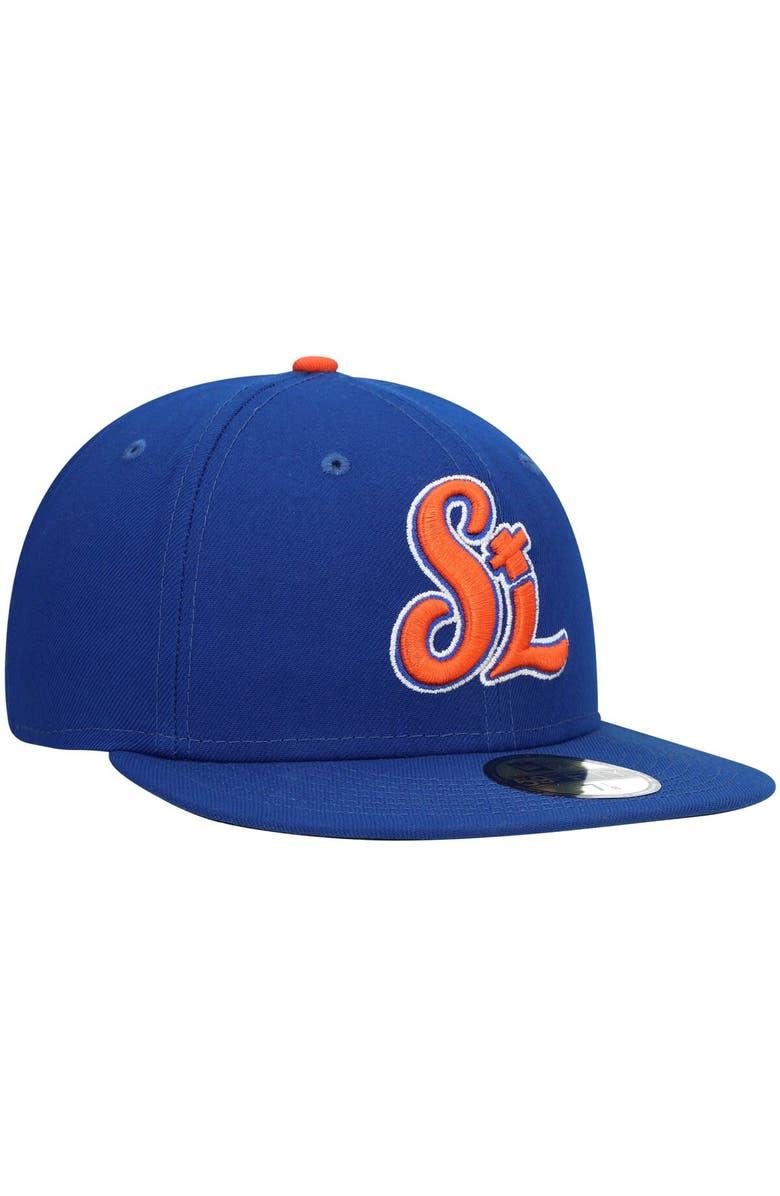New Era Men's New Era Blue St. Lucie Mets Authentic Collection Team Home 59FIFTY Fitted Hat, Alternate, color, Blue