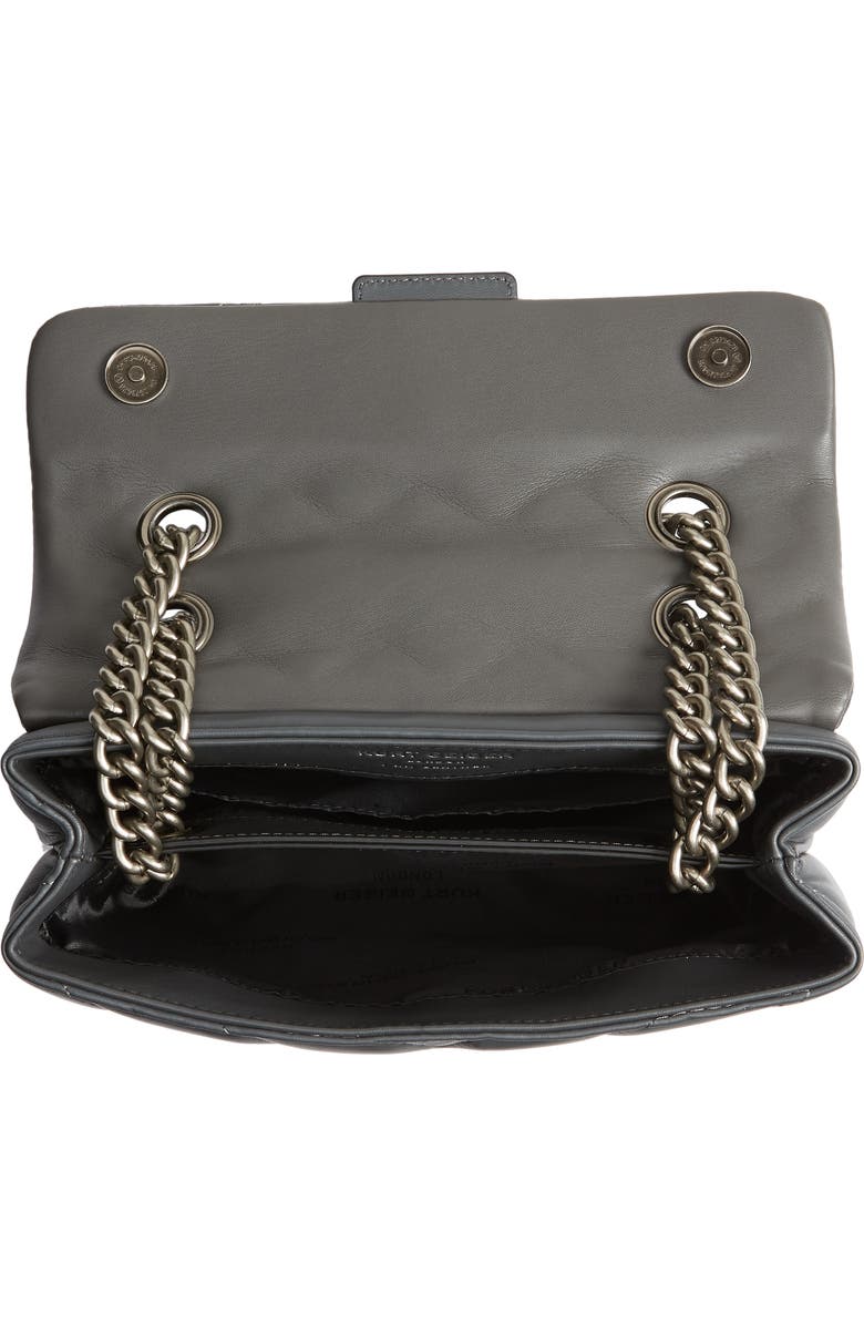 Kurt Geiger London Kensington X Quilted Leather Shoulder Bag, Alternate, color,